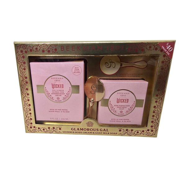 Beekman 1802 Wicked Shimmer Body Cream & Goat Milk Soap Gift Set - Picture 2 of 3